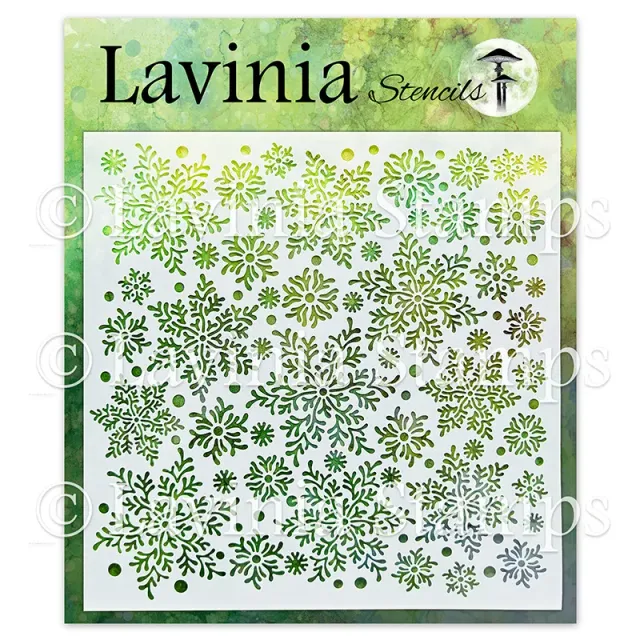 Lavinia Stamps Snowflakes Schablone Wintermotiv