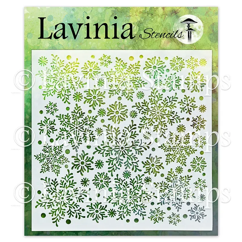 Lavinia Stamps Snowflakes Schablone Wintermotiv