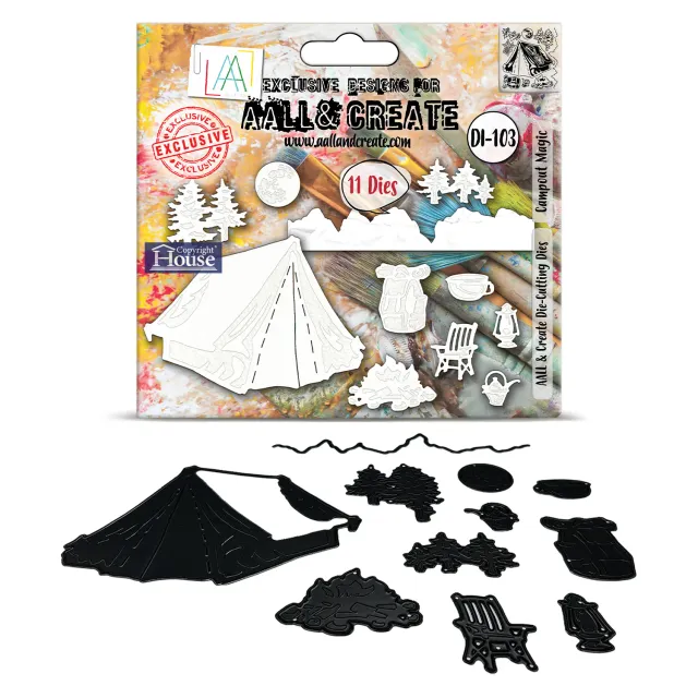 AALL and Create DI-103 Campout Magic Stanzen 11-teilig Zelt