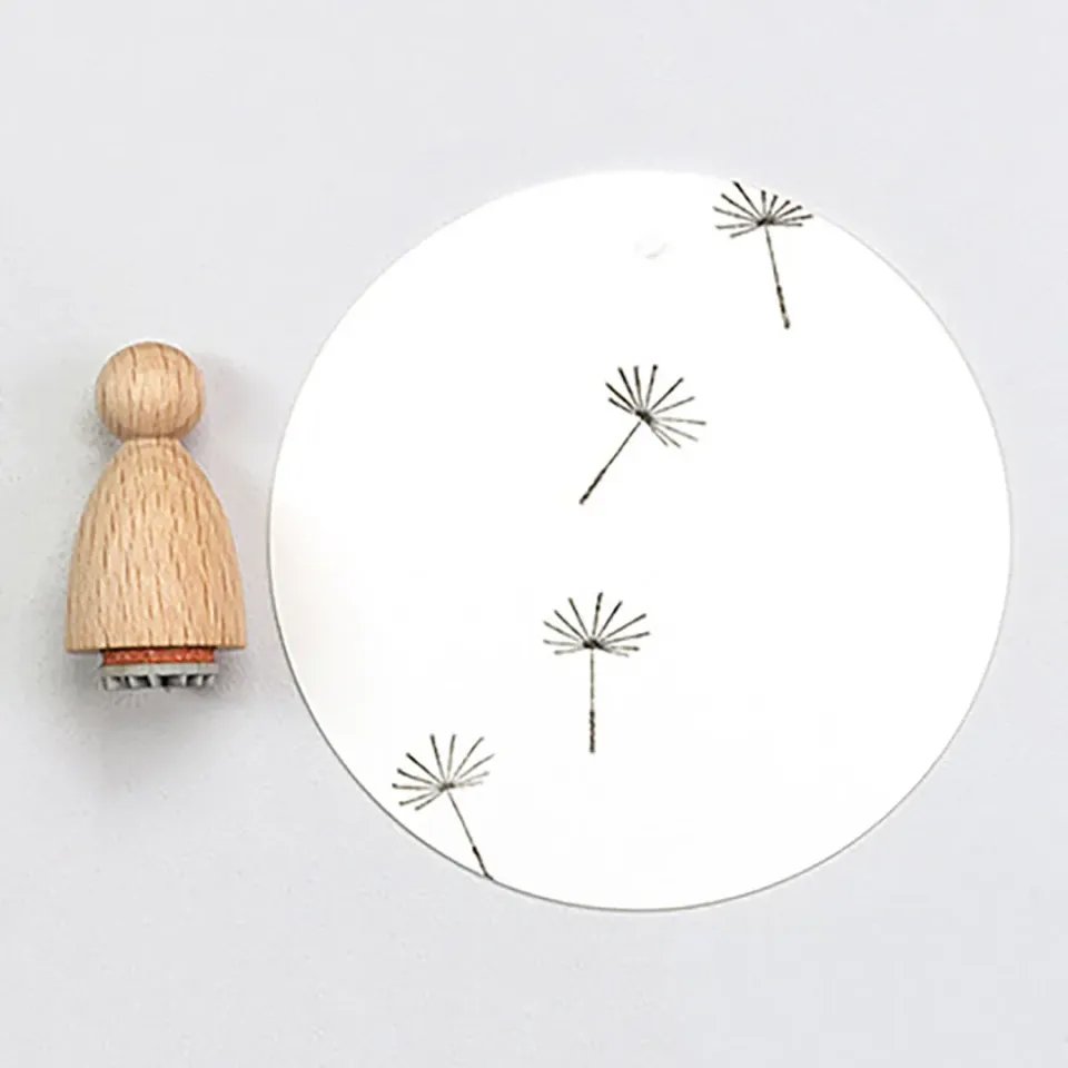 Perlenfischer Dandelion Stempel Pusteblume 17x11mm Mini
