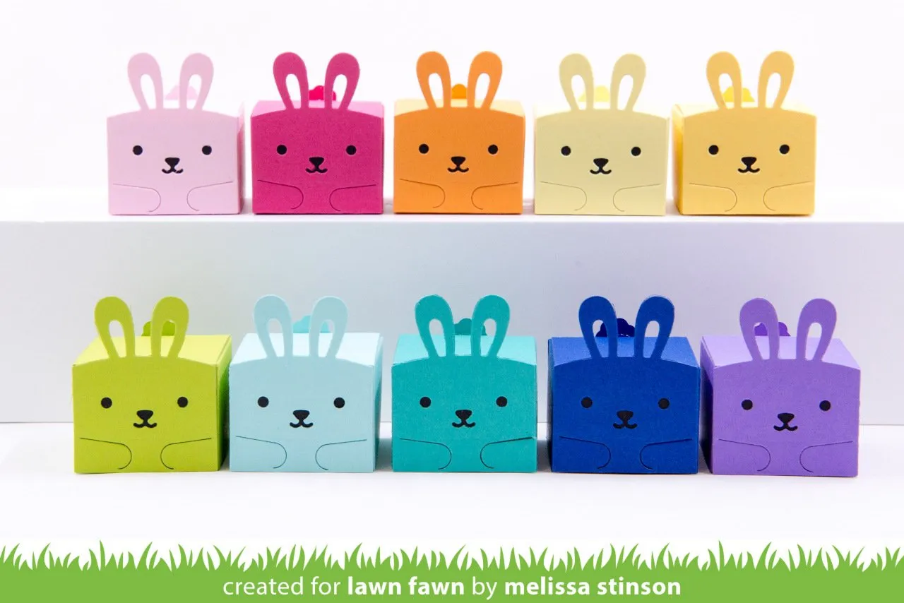 Lawn Fawn Lawn Cuts Tiny Gift Box Bunny Add-On Stanzschablone Hase