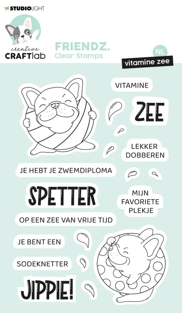 Creative Craftlab Friendz Vitamine Zee Clear Stempel