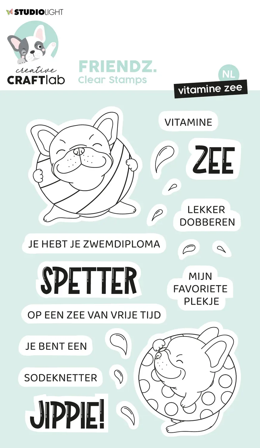 Creative Craftlab Friendz Vitamine Zee Clear Stempel