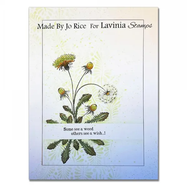 Lavinia-Stamps Some See a Weed Stempel Photopolymer