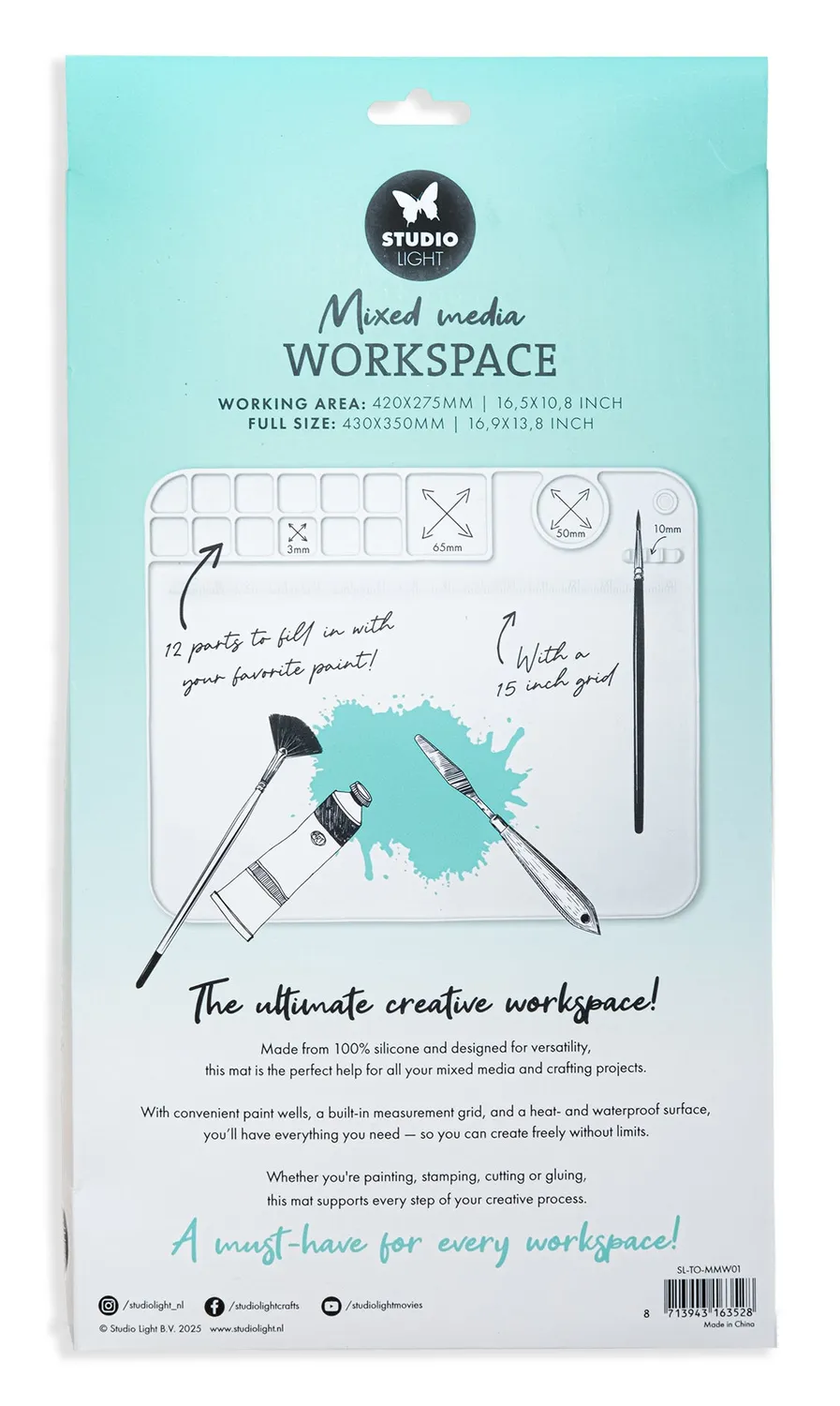 Studio Light Essentials Workspace Silikonmatte hitzebeständig