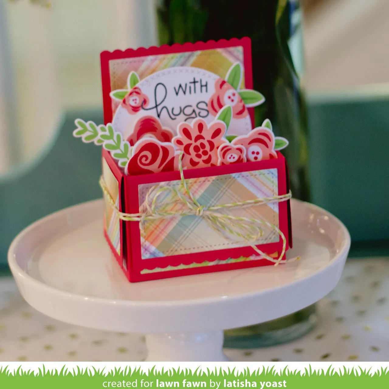 Lawn Fawn Fab Flowers Stempelset Blumen 3D-Layering