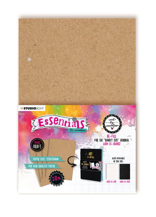 Art by Marlene Essentials Journal Pages Kraft 20 Blatt
