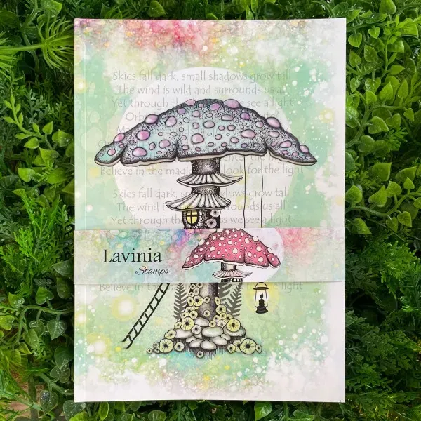 Lavinia Stamps Toadstool Notizbuch 15x21 cm Pilzmotiv
