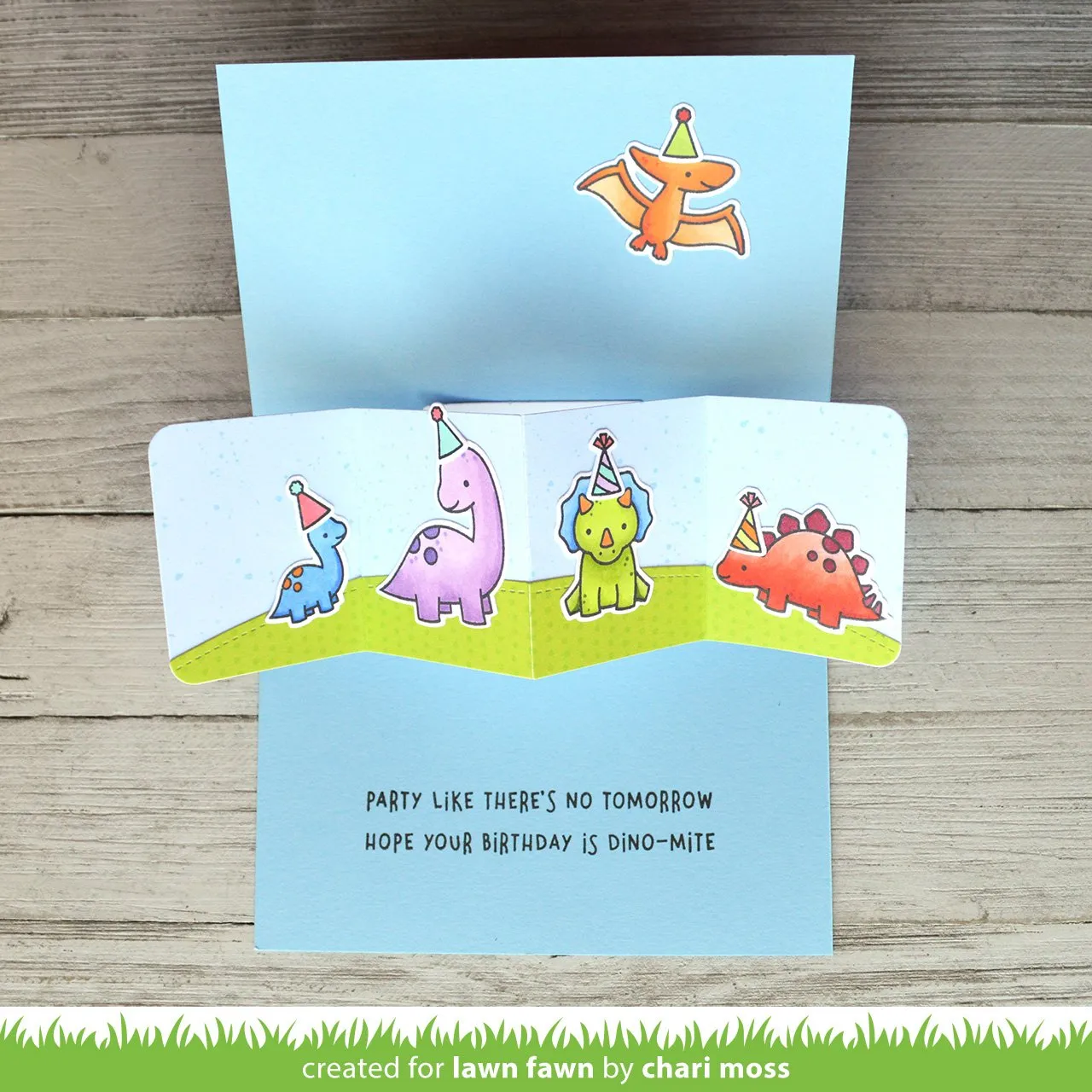 Lawn Fawn Open Me Clear Stamps Stempelset Interaktiv