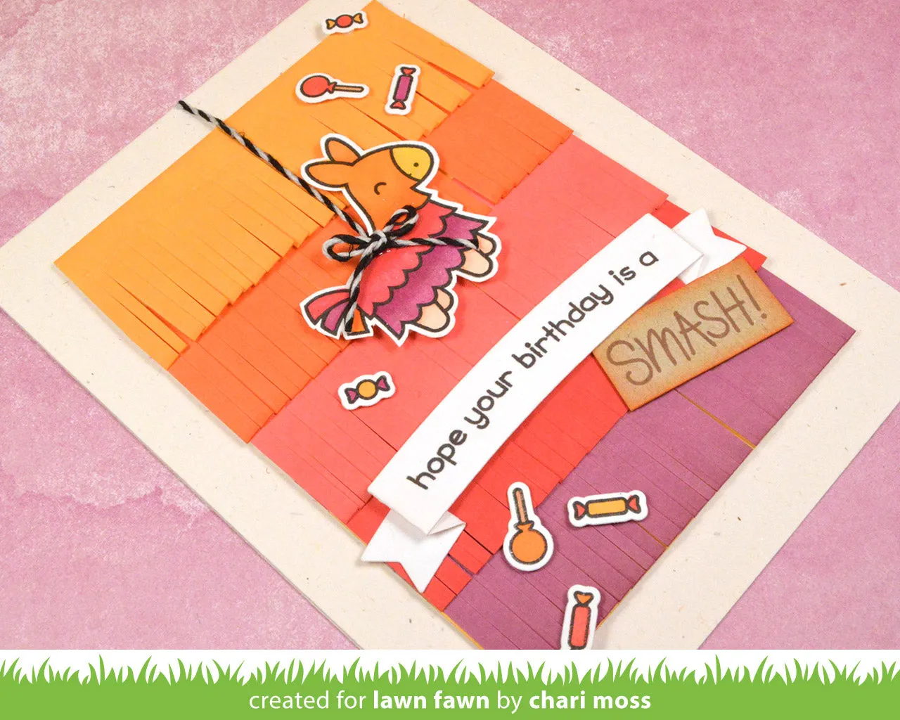 Lawn Fawn Year Seven LF1338 Clear Stamps Mini-Set
