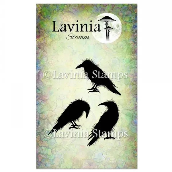 Lavinia Stamps Crow Set Stempel Photopolymer