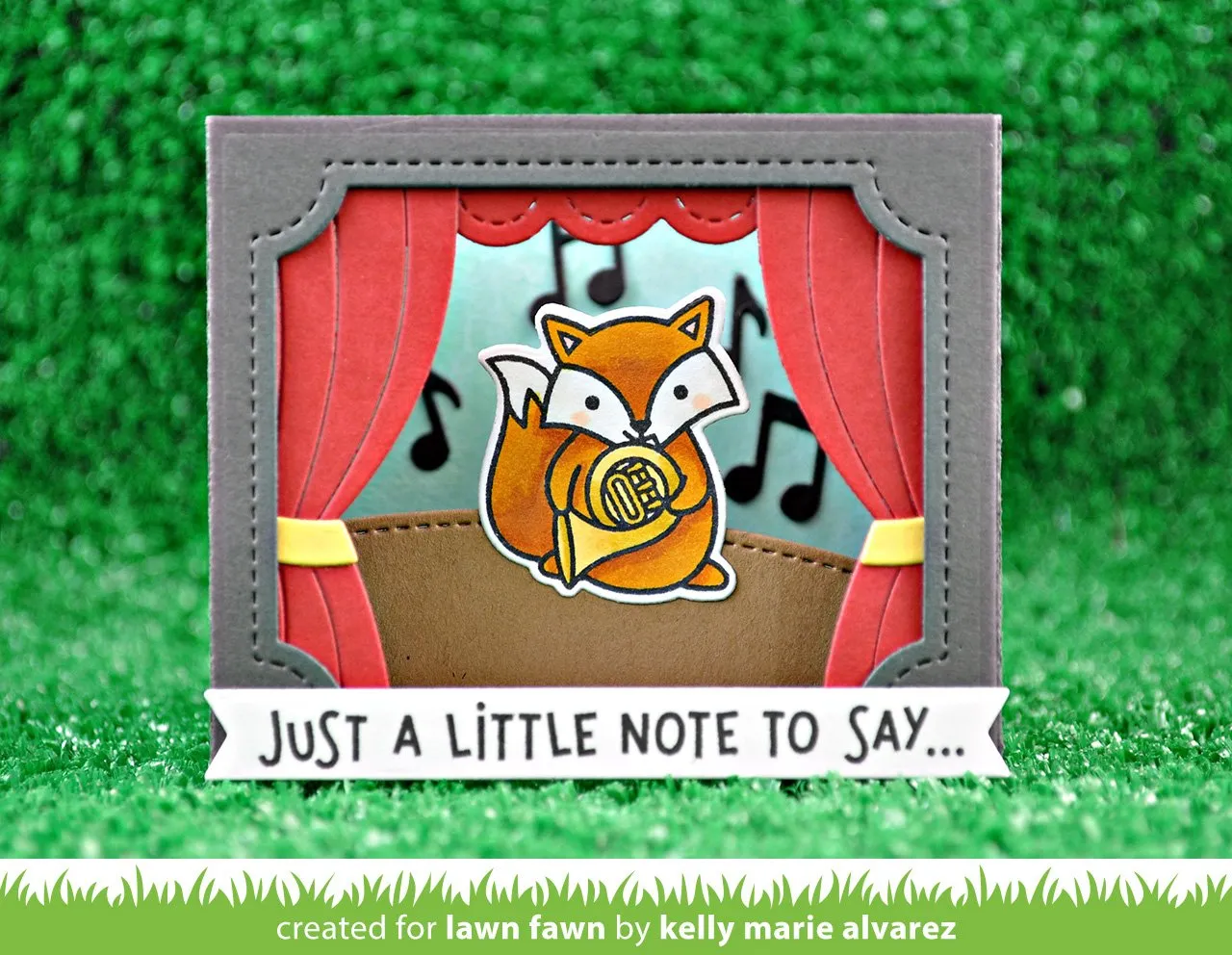 Lawn Fawn Shadow Box Theater Add-on Stanzen Bühne