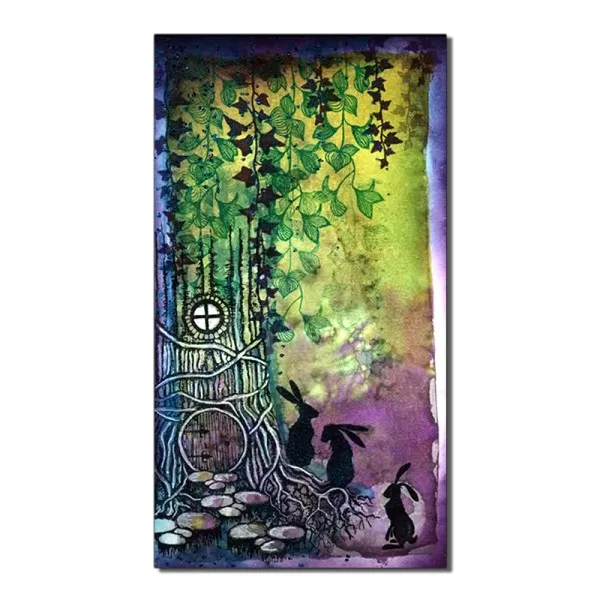 Lavinia-Stamps Wild Hares Small Stempel Hasen