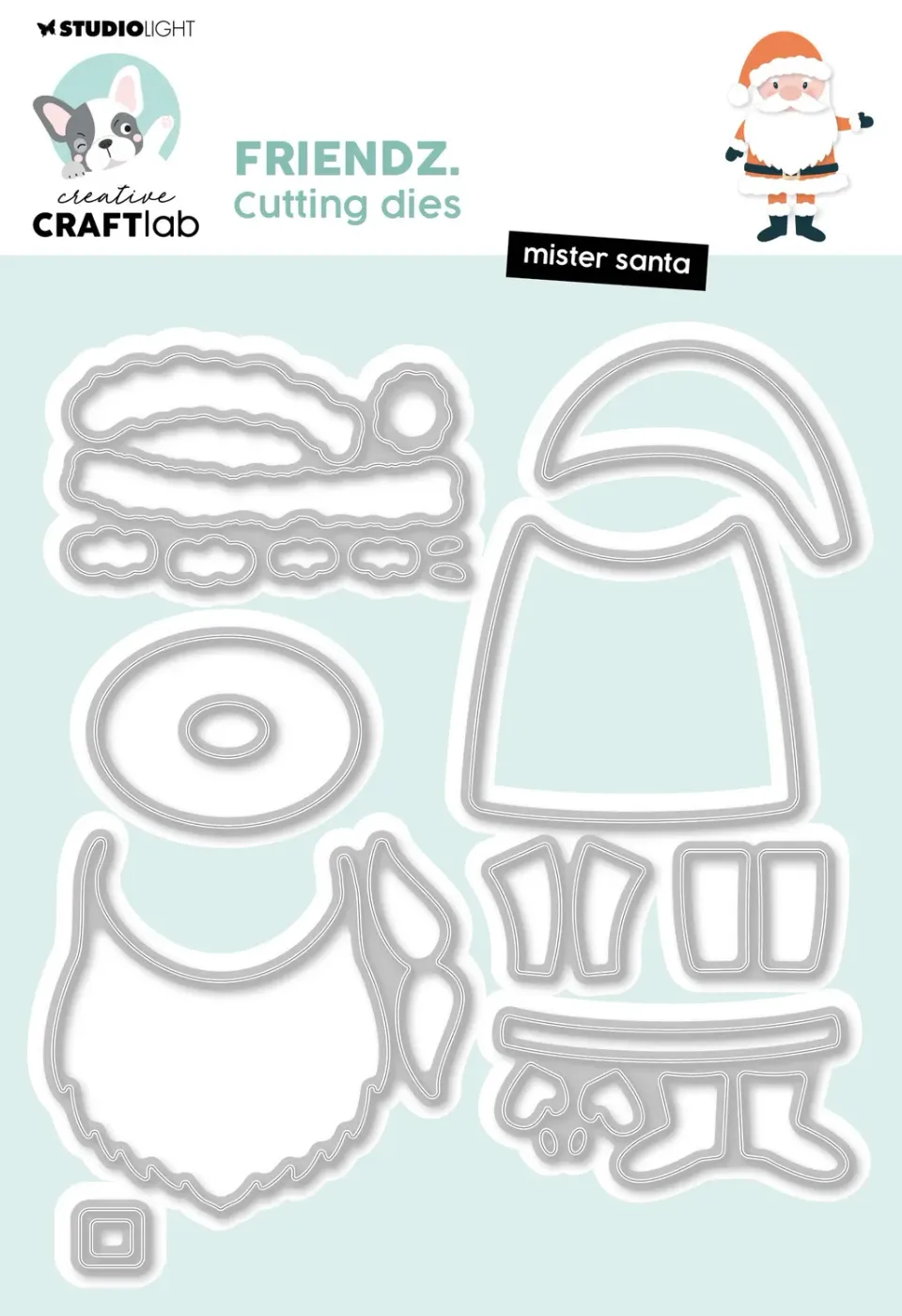 Creative Craftlab Friendz Stanzschablone Mister Santa