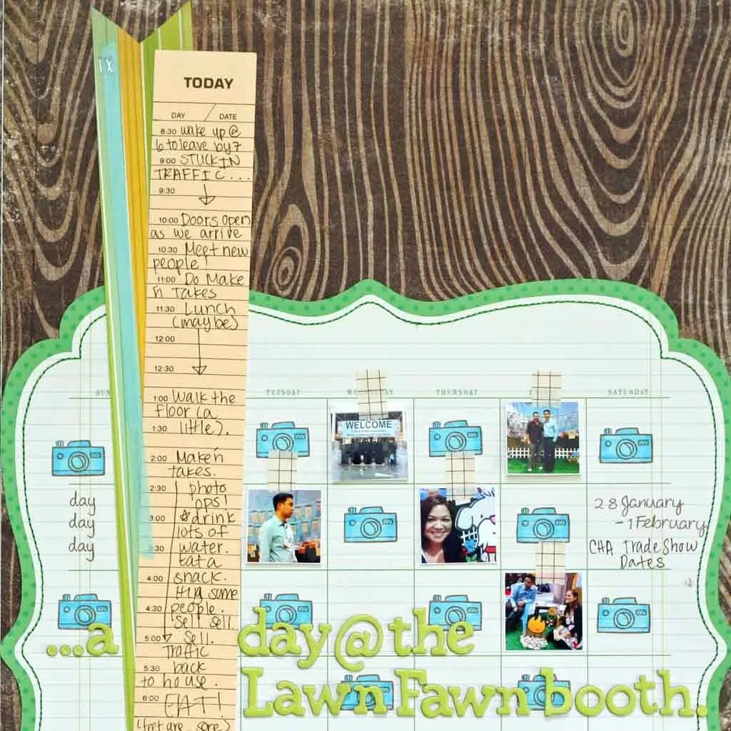 Lawn Fawn Say Cheese Stempel Polaroid Kamera