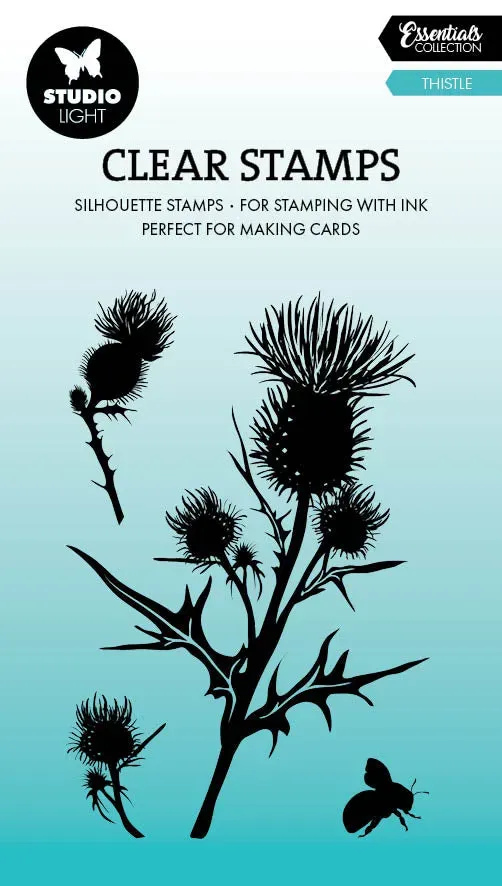 StudioLight Essentials Clear Stempel Thistle Distel Blumen