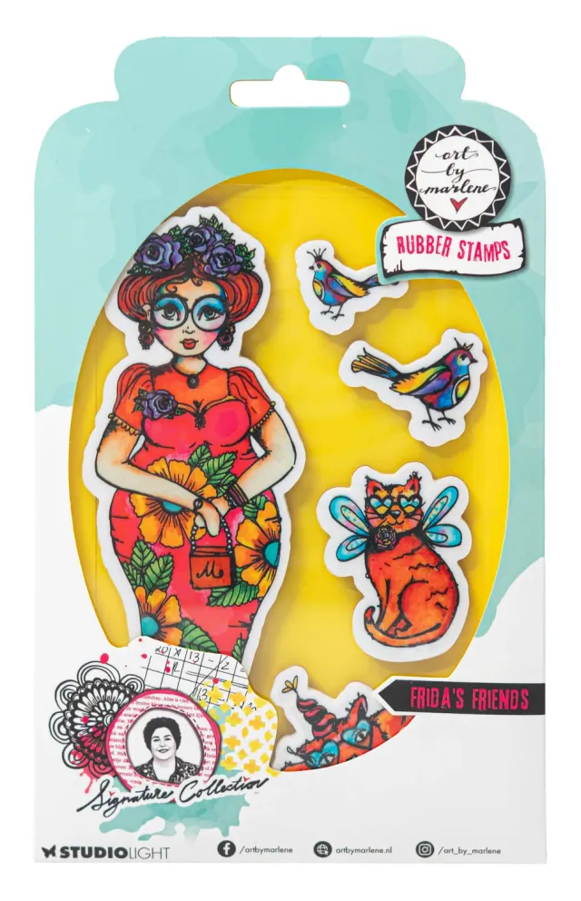 Art by Marlene Signature Fridas Friends Clear Stamp Figuren