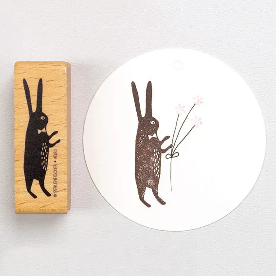 Perlenfischer Bunny love boy Stempel 52x16 mm Hase