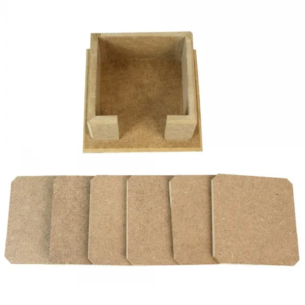 Lavinia Stamps MDF Coaster Set Untersetzer 4-teilig