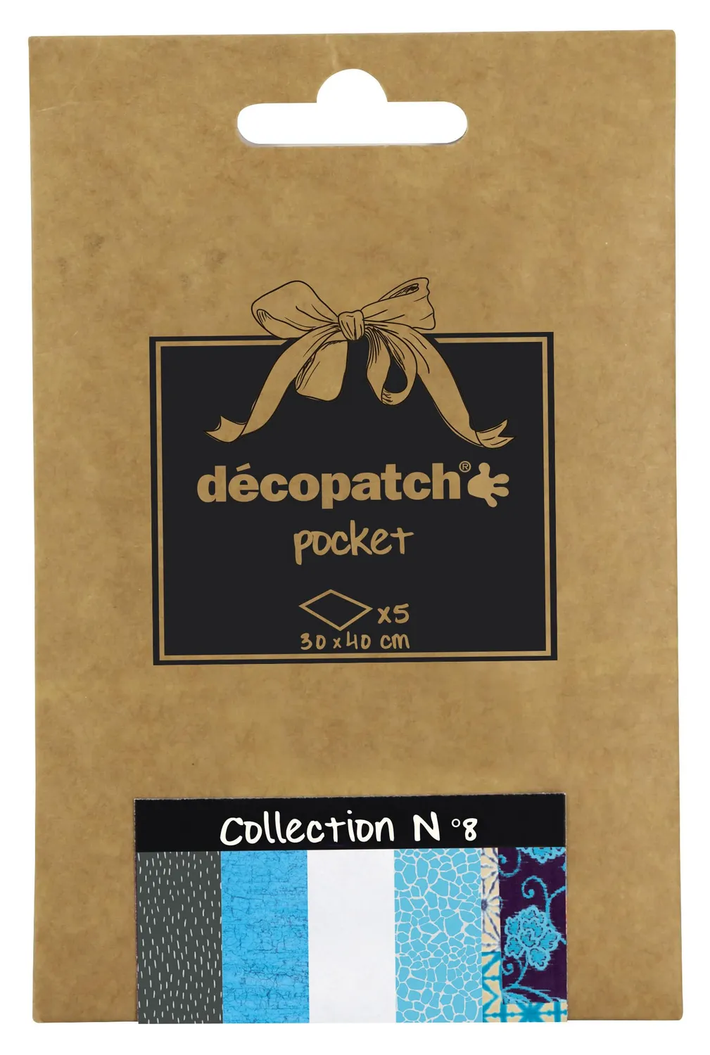 décopatch DP005O Décopatch Papier 5 Bogen Sortierung 5