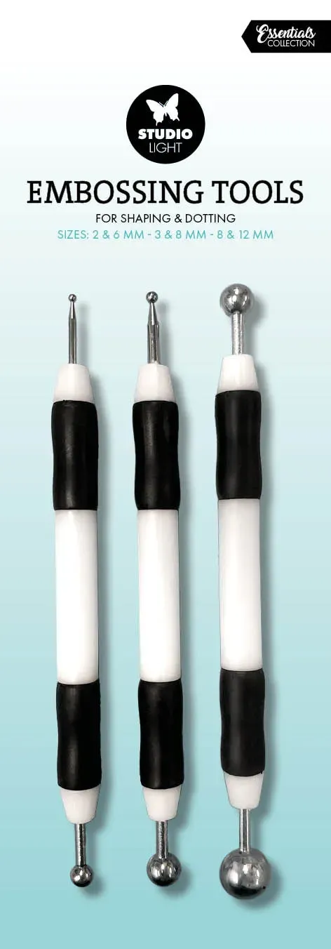 StudioLight Essentials Prägestifte Set 3 Größenpaare Metall