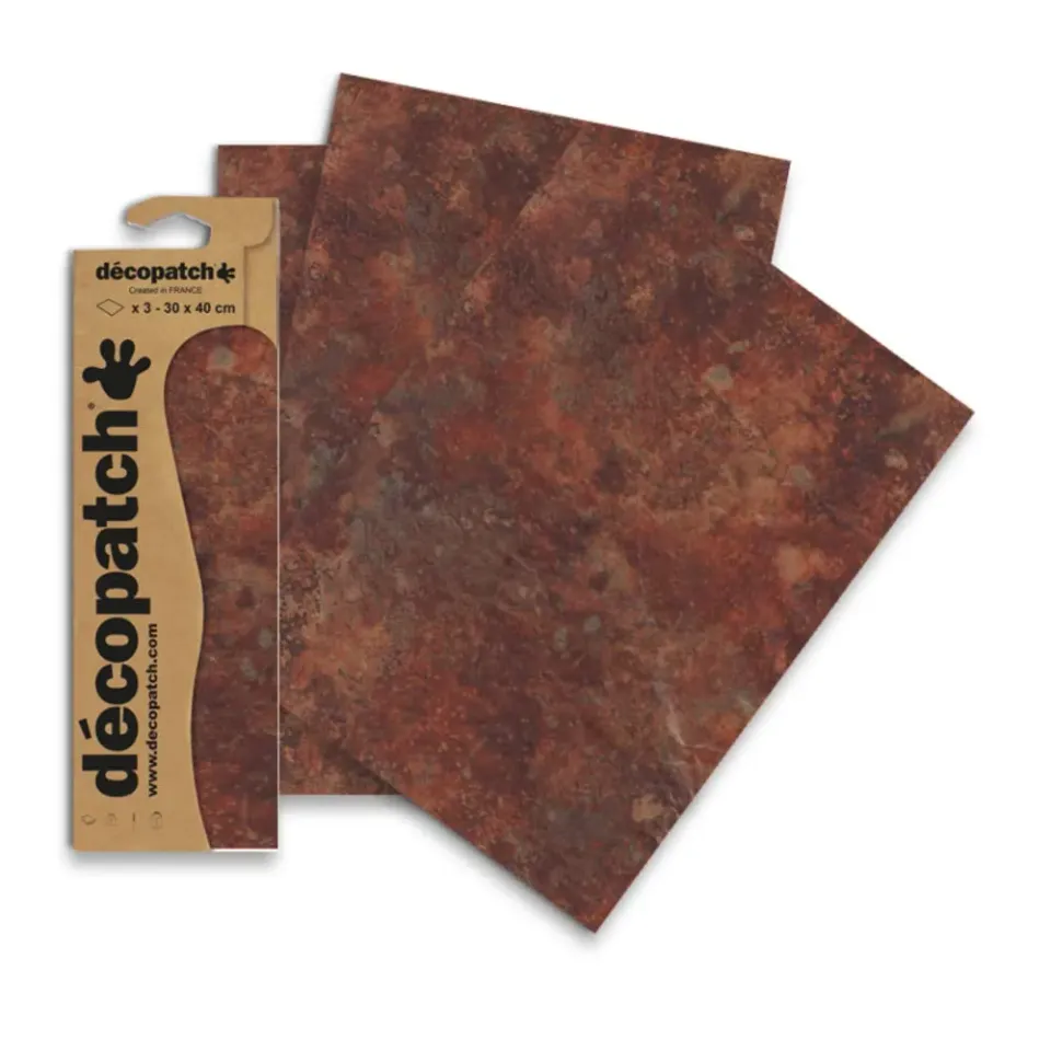 décopatch C808C Papier 3 Bögen 30x40 cm No. 808