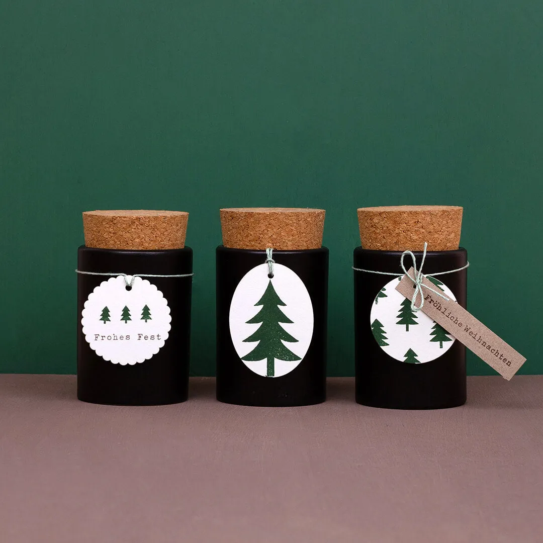 Perlenfischer Tannenbaum mini Stempel Holz 10x7 mm