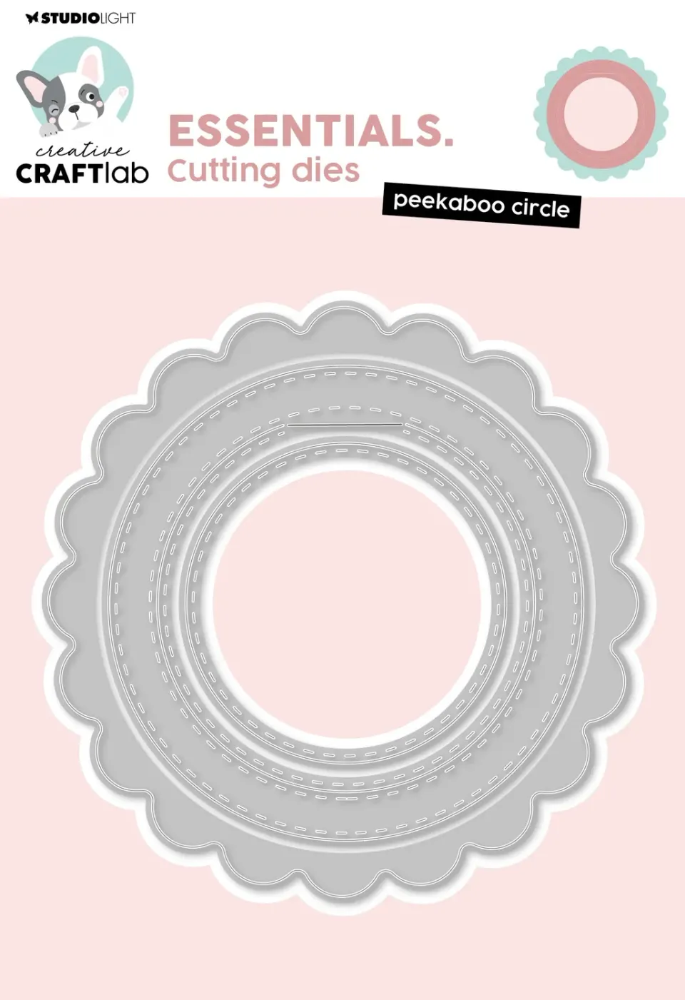 Creative Craftlab Essentials Peekaboo Circle Stanzschablone