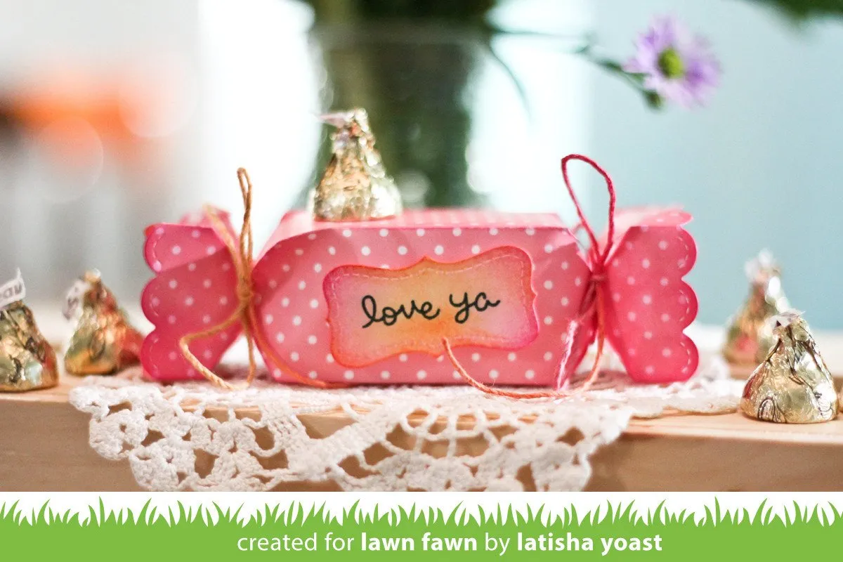 Lawn Fawn Candy Box LF857 Stanzschablone Box 14,6x8,6cm