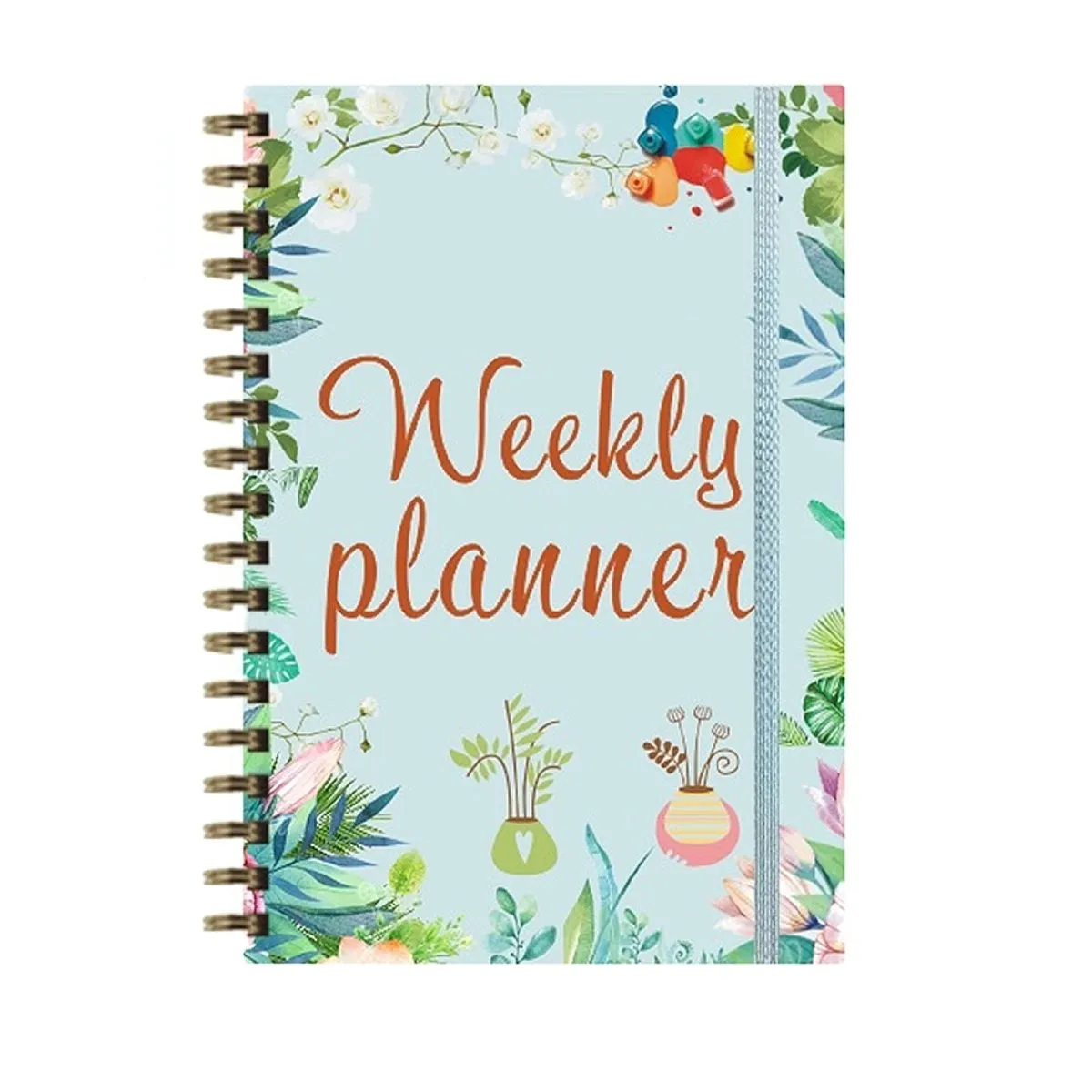 Ieebee Spring Manor B5 Wochenplaner Flowers Green