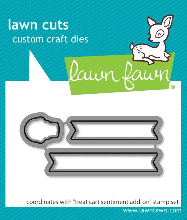 Lawn Fawn Treat Cart Sentiment Add-On LF3414 Stanzen