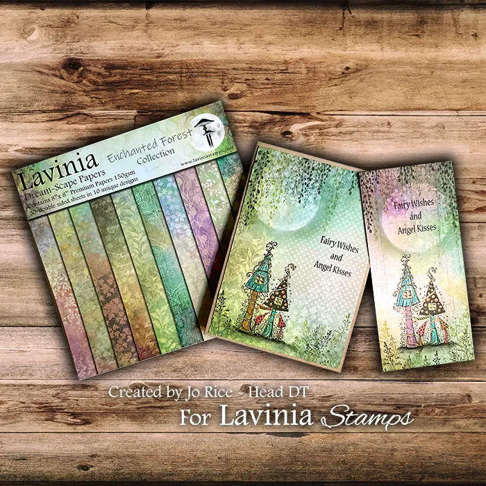 Lavinia-Stamps Dreamscape Papers Enchanted Forest Papier-Set