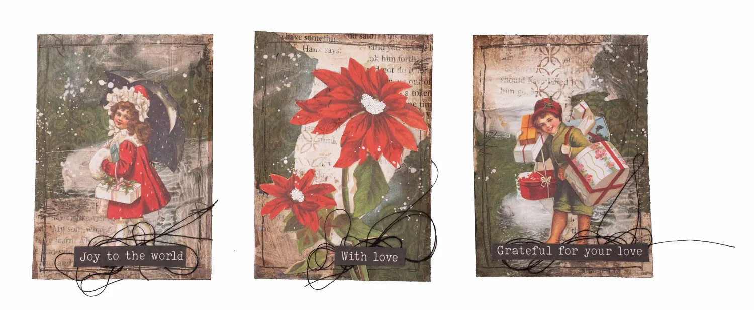 StudioLight Essentials Vintage Christmas Papierblock 36 Blatt A4