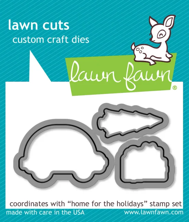 Lawn Fawn Home for the Holidays LF1221 Stanzschablonen Weihnachten