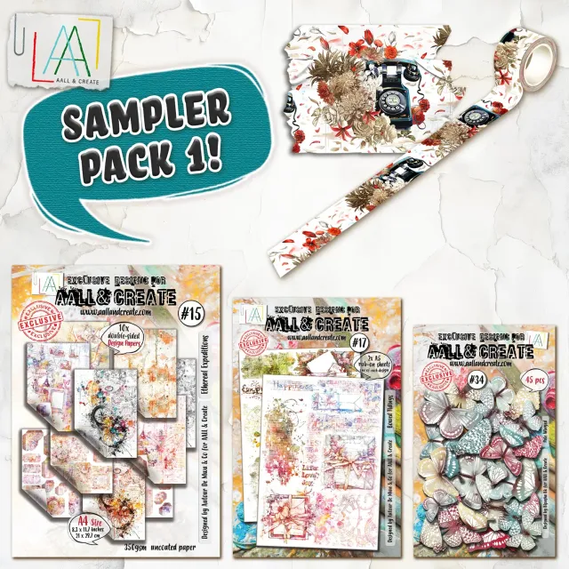 AALL and Create Sampler Pack 1 Papierset A4 Mix