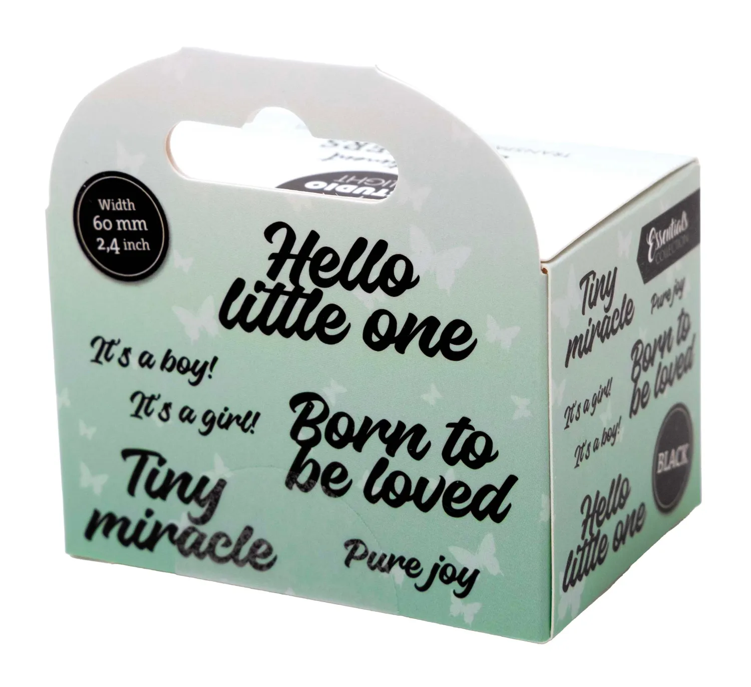 Studio Light Essentials Sticker Tiny miracle schwarz 5 m