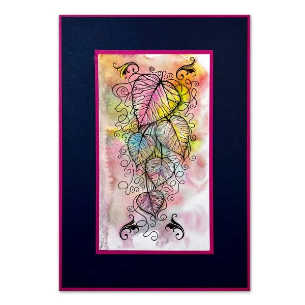 Lavinia Stamps Forest Leaf Stempel Photopolymer Blattmotiv