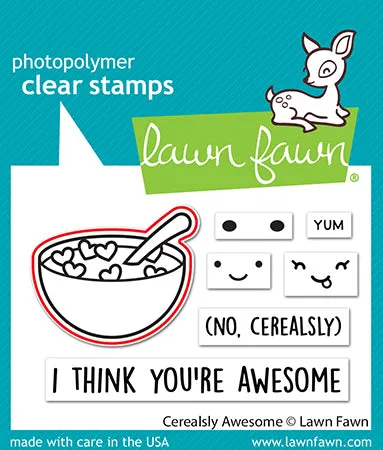 Lawn Fawn Lawn Cuts Cerealsly Awesome Stanzschablonen Valentin