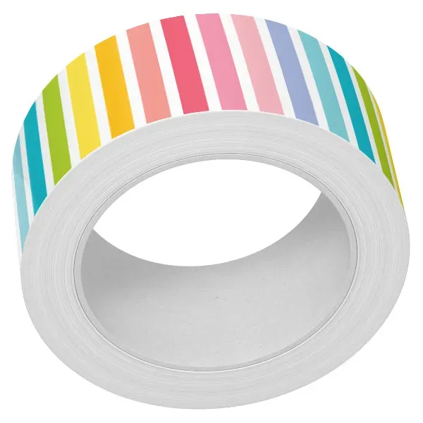 Lawn Fawn Vertical Rainbow Stripes Washi Tape 15mm
