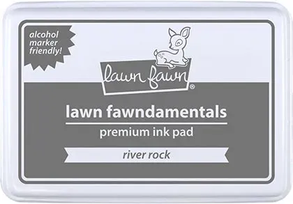 Lawn Fawn River Rock Premium Stempelkissen Grau