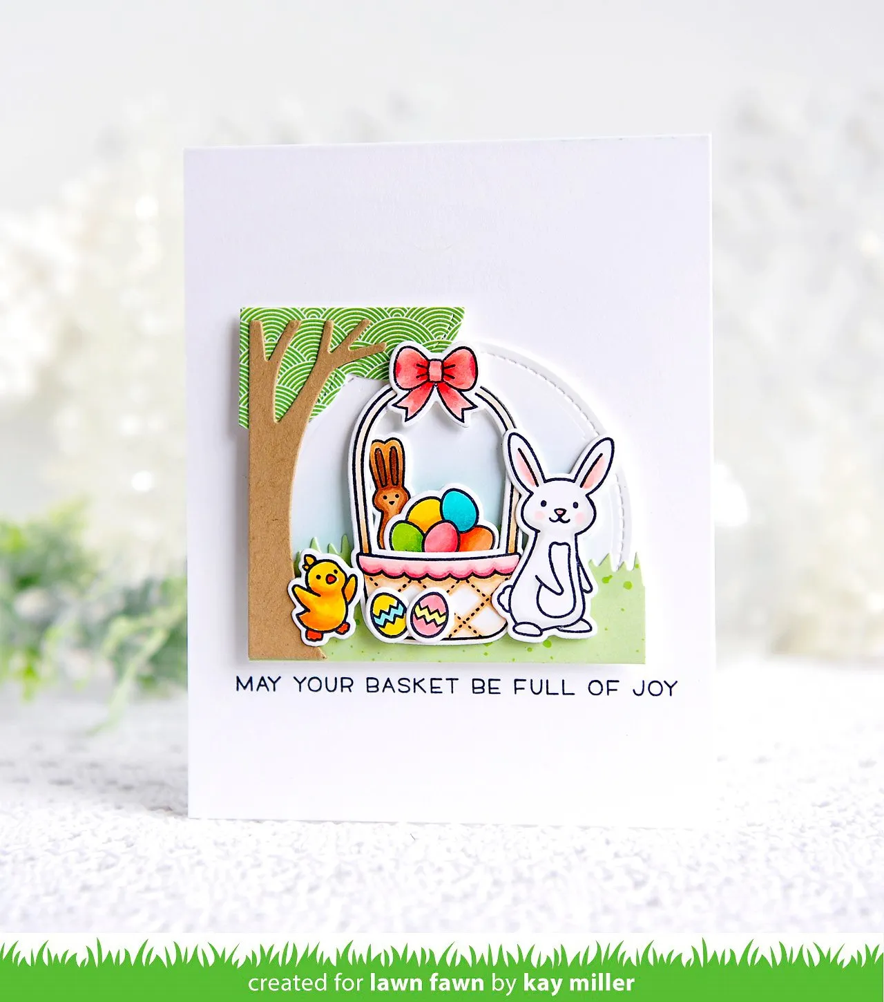 Lawn Fawn Shadow Box Card Park Add-on Stanzen Park