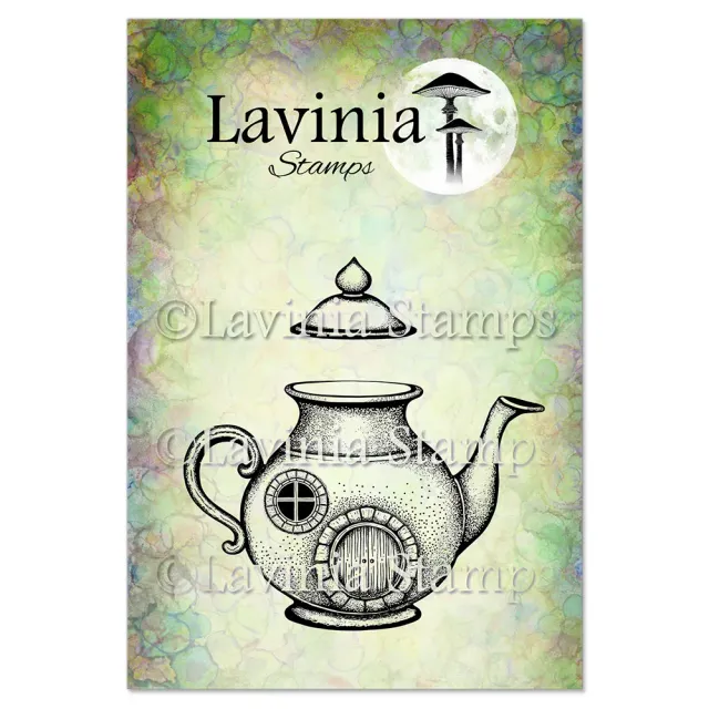 Lavinia Stamps Teapot Cottage Stempel klar Photopolymer