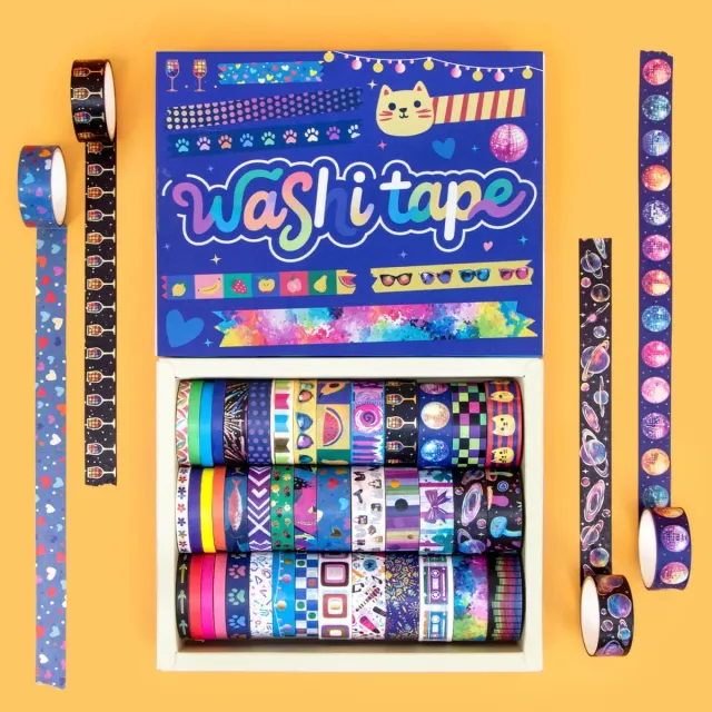 Ieebee Candy Washi Tape Set 42 Rollen Früchte Schmetterling