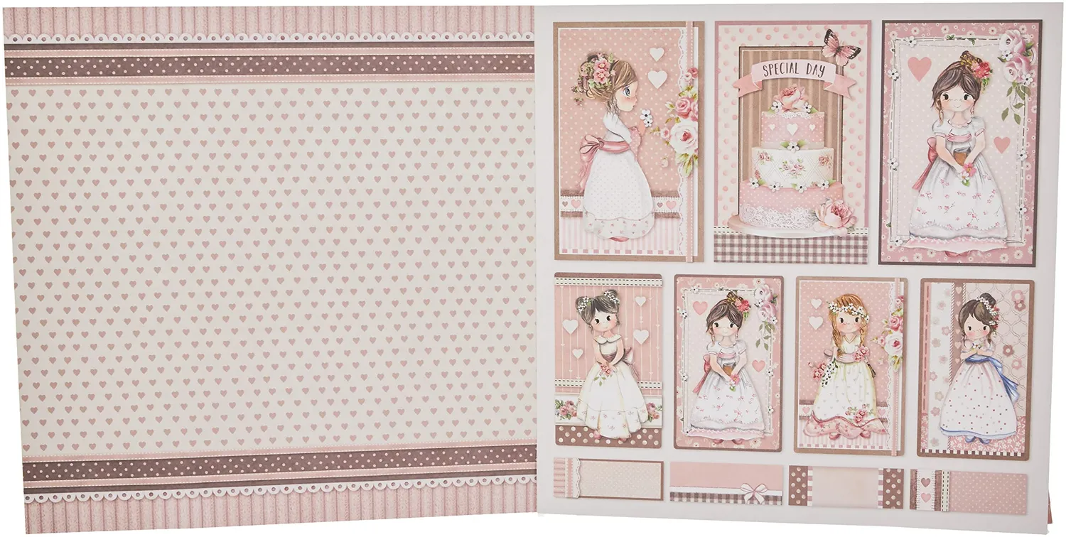 Stamperia Little Girl Papierblock 30,5x30,5 10 Blätter
