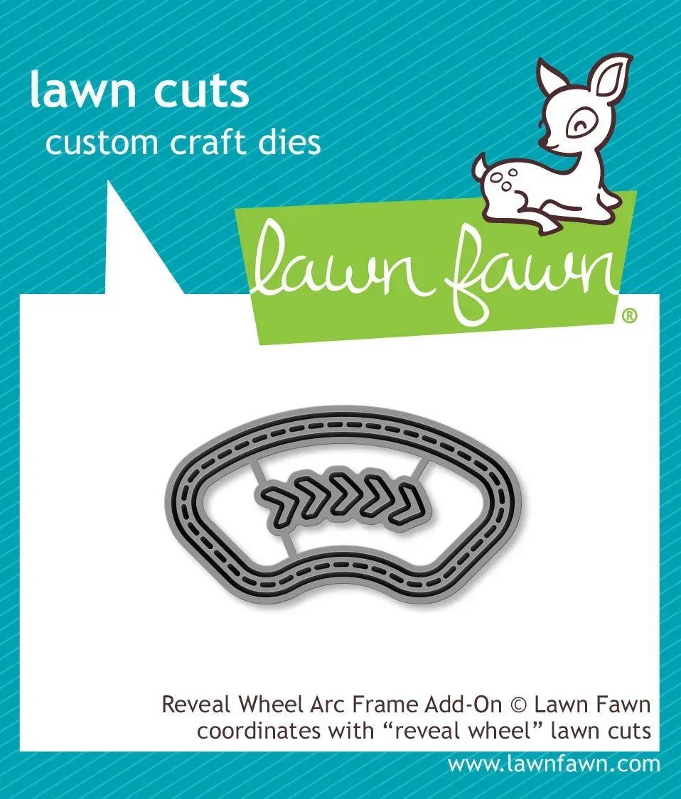 Lawn Fawn Lawn Cuts Reveal Wheel Arc Frame Stanze interaktiv