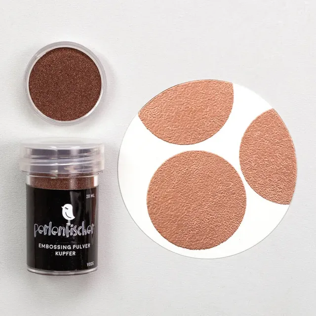 Perlenfischer Embossing Powder Stempelfarbe Copper 20 ml