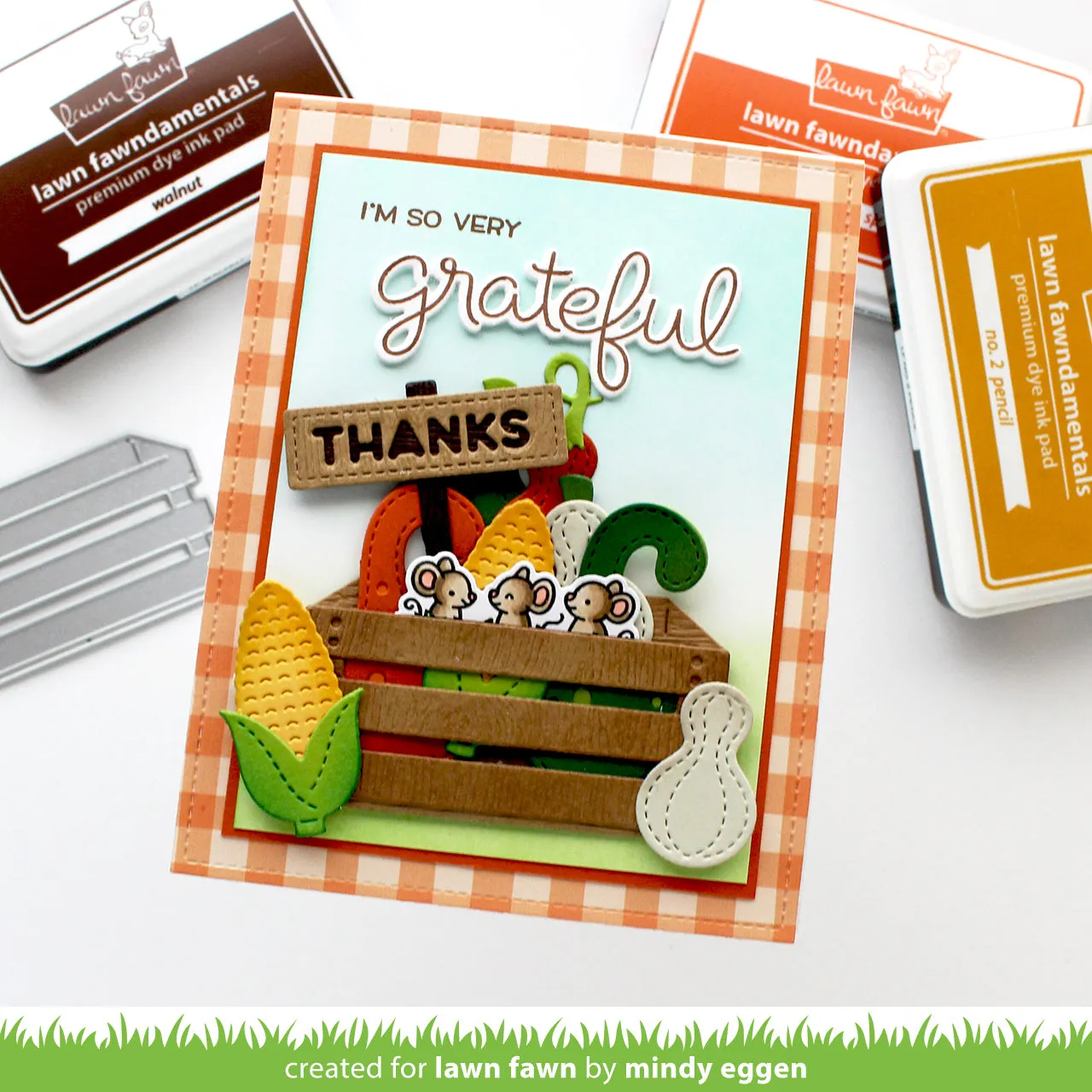 Lawn Fawn Hay There, Hayrides Mice Add-On Stempel Mäuse