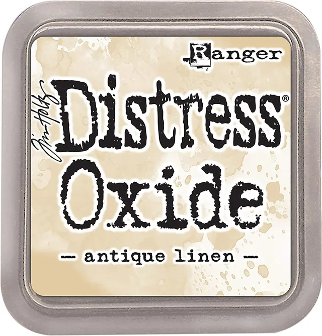 Ranger Distress Oxide Antique Linen Stempelkissen Braun 7,6 cm