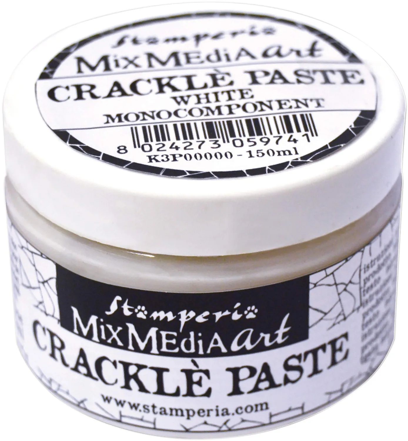 Stamperia Crackle Paste 150ml Krakelierpaste Vintage-Risse