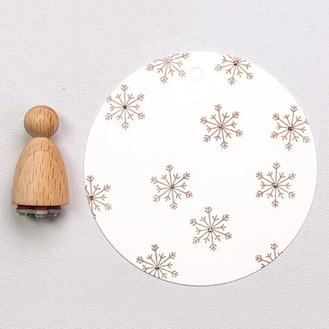 Perlenfischer Eisblume 3 Stempel Weihnachten 13x15 mm